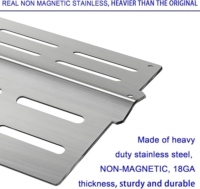Genesis Grill Parts 17.5" Flavorizer Bars Heat Deflector for Weber Genesis 300 Series Weber E310 E320 E330 EP310 EP320 EP330 Front Control, Grill Replacement Parts for Weber 7620 7622 Accessories