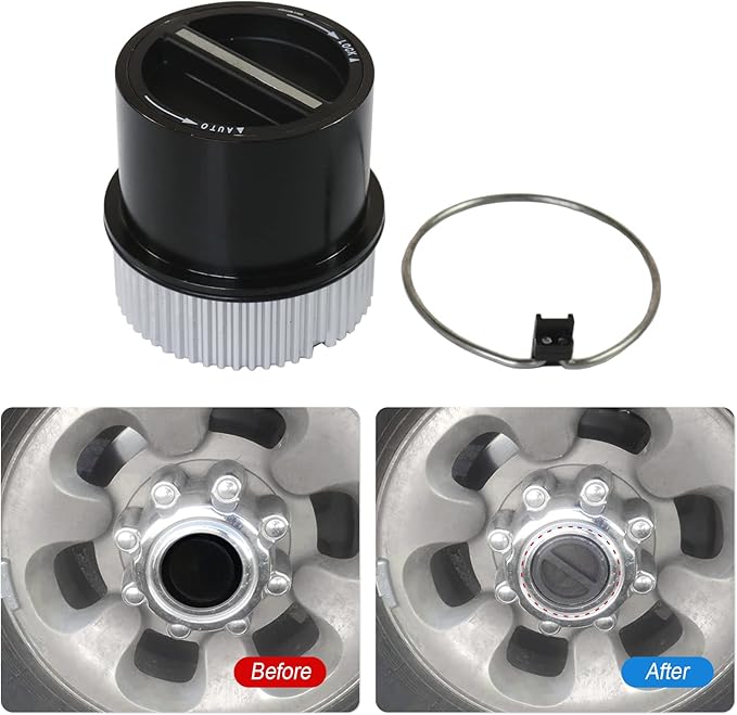 4WD Auto Locking Hub for 1999-2004 Ford F250 F350 F450 F550 2001-2002 Ford Expedition 2000-2005 Ford Excursion 2001-2002 Lincoln Navigator Replace 600-203, 1C3Z-3B396-CB