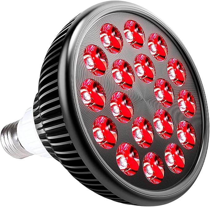 660nm Red Light Bulb, 18W (36W Equivalent) LED Grow Light for Indoor Plants Flowering Bloom and Fruiting, Grow Spectrum Enhancement