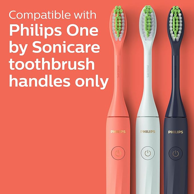 Philips One by Sonicare, 2 Brush Heads, Miami Coral, BH1022/01