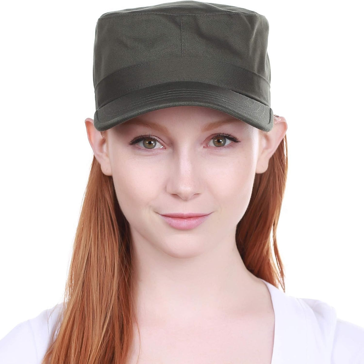 KBETHOS Cadet Army Cap Basic Everyday Military Style Hat (Now with STASH Pocket Version Available) ( Olive Daily Cadet )