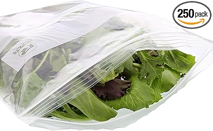 Royal Double Zipper Gallon Bags, 10.5 Inch x 11 Inch, Package of 250