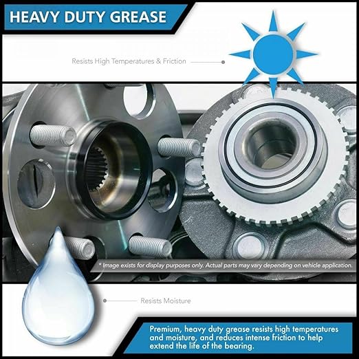 Wheel Hub and Bearing Assembly Right Passenger Left Driver Front Side with ABS Sensor Truck 4WD AWD for GMC,for Chevy,for Cadillac BHA53891