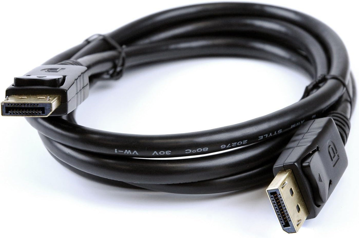 Viewsonic CB-00010555 DisplayPort Cable, 6', Black, for TD2230, VA2252Sm_H2, VA2452Sm_H2