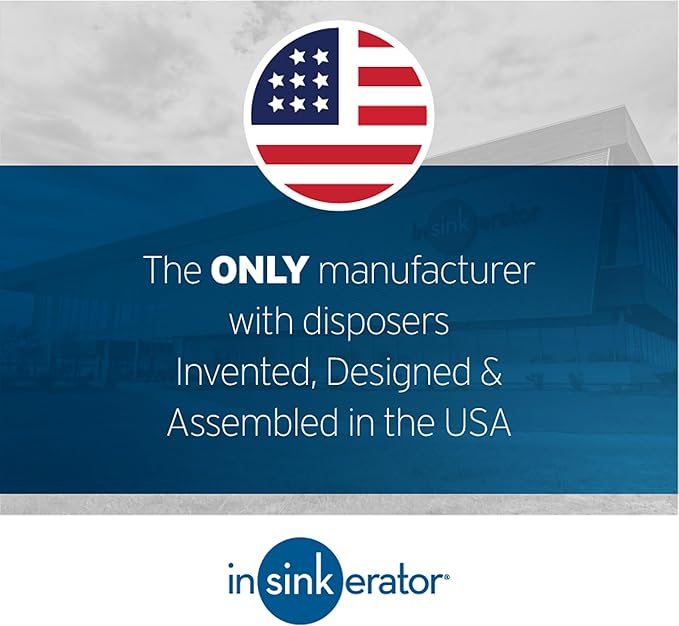 InSinkErator Badger 5 Garbage Disposal, Standard Series 12 HP Continuous Feed Food Waste Disposer, Black, Set of 1