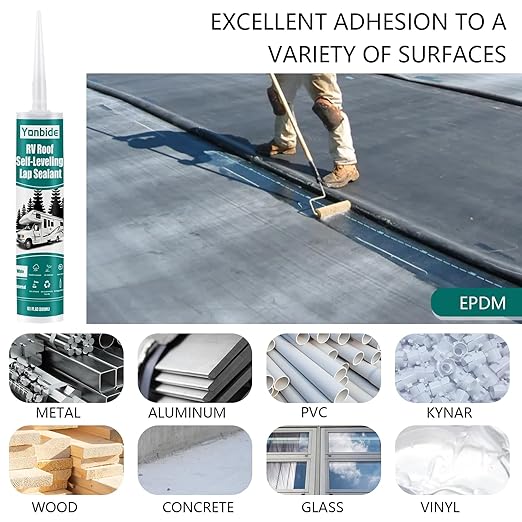 RV Self Leveling Roof Sealant Without Nozzle