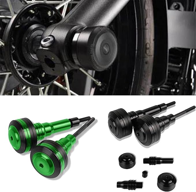 Frame Protector Crash Slider for Kawasaki NINJA-650 2019-2022 Motorcycle No Modification Frame Slider Fairing Anti-Collision and Anti-Fall Fairing Guard Crash Pad(Green)