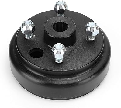Rear Brake Drum, High Strength 21807 G1 Friction Resistant Metal Durability for EZGO Gas Marathon 4 Cycle 1992-1994