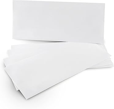 Aimoh 50010 Security Self Seal Envelopes, Windowless, Premium Security Tint Pattern, Ultra Strong Quick Seal Closure, EnveGuard, Size 4-18 x 9-12", White, 24LB, 500 Count(34010)