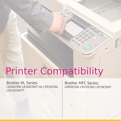 CS Compatible Toner Cartridge Replacement Brother TN436 TN-436 TN436M Magenta for HL-L8360CDW HL-L8360CDWT HL-L9310CDW HL-L9310CDWTT MFC-L8900CDW MFC-L9570CDW MFC-L9570CDWT