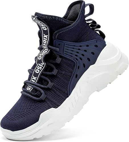 SANNAX Mens Fashion Sneaker High-Top Casual Sports Athletic Walking Shoe Running Shoes