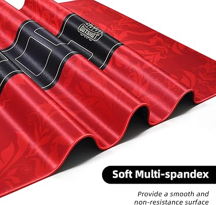 GUTSHOT Foldable Casino Quality Poker Mat Water Resistant Poker Table Cloth, Soft Multi-Spandex Waterproof, Noise-Free Gameplay Includes Carrying Bag and 2 Gift Poker Card Packs