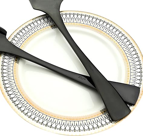 4-Piece Service Forks Cutlery Set, 304 Stainless Steel Big Forks