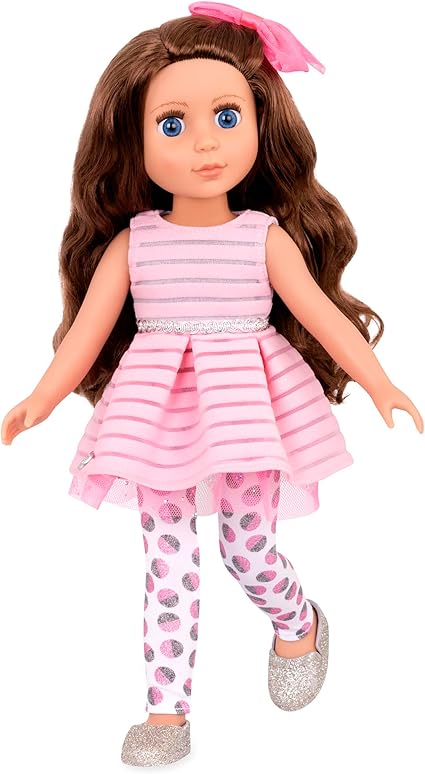 Glitter Girls - Bluebell 14-inch Poseable Fashion Doll - Dolls for Girls Age 3 Up,Pink, Brown, Silver, Blue