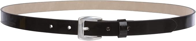 34" (19 mm) Women's Skinny Patent Non Leather Dress Belt