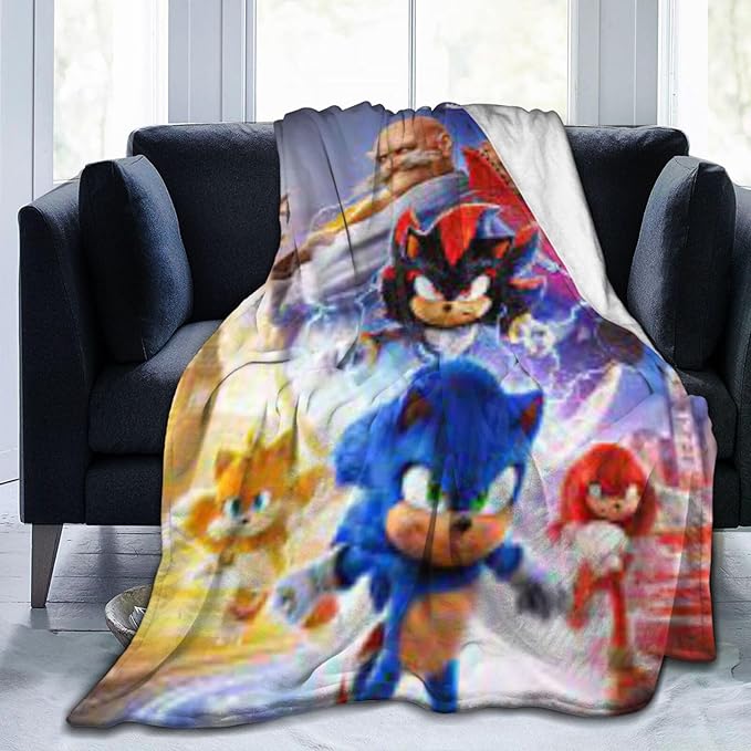 Ultra-Soft Micro Fleece Blanket Fashion Print All Season Couch Sofa Warm Bed Throw Blanket 50"X40"