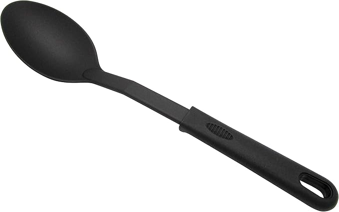 Hudson Lane Nylon Cooking Spoon, Black