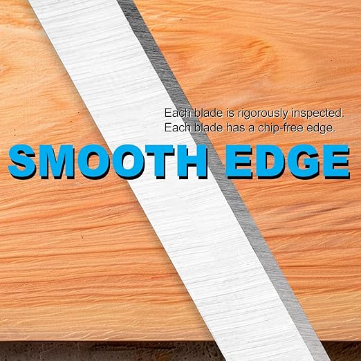 20 Inch Resharpenable Planer Blades Jointer Knives 4pcs High Speed Steel for 20 inch Wood Planer Jointer Cutter Head 20x 1.18x 18 508mm30mm3mm