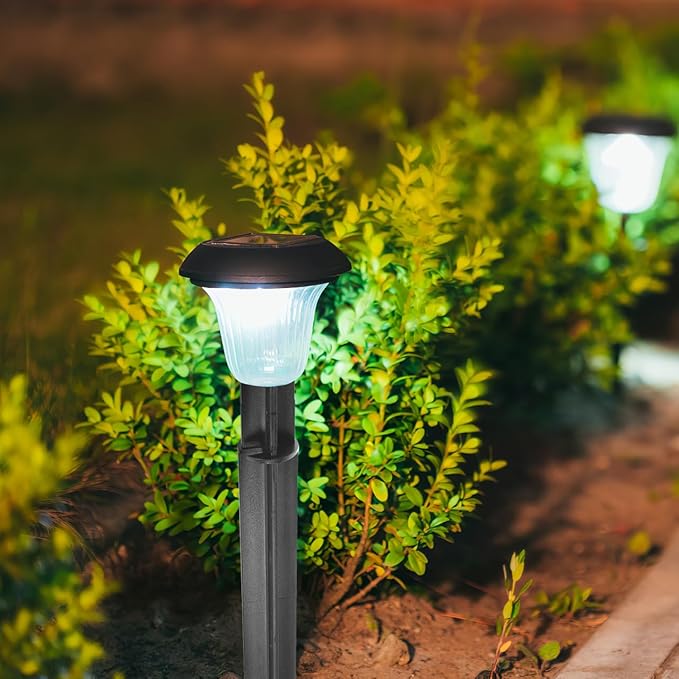 5Pcs Reinforced Ground Spikes, Replacement Stakes for Solar Lights, Plastic Stakes for Pathway Garden Yard Lights Outdoor Lawn 0.78" x 8"