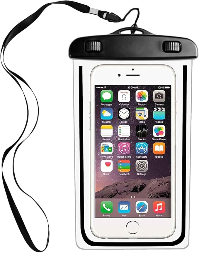 Waterproof Case Underwater Bag Compatible with TCL 30 XL/40 XL/50 XL//50 Pro/50 XL NXTPAPER, Floating Cover Touch Screen IPX8 Pouch Clear