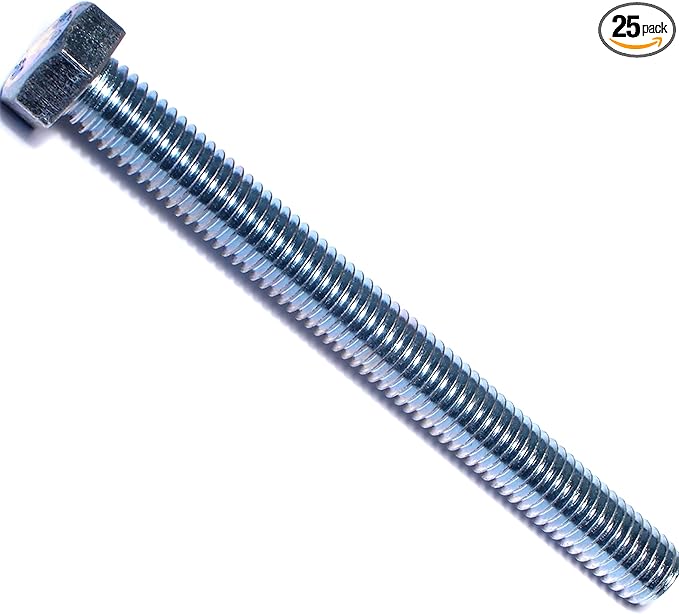 014973244538 Full Thread Hex Tap Bolts, 12-13 x 5, Piece-25