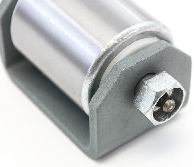 Weld on Heavy Duty Steel 2 Inches Roller Heavy Duty Steel Mini Wheel with Grease Fitting RV Trailers Caster
