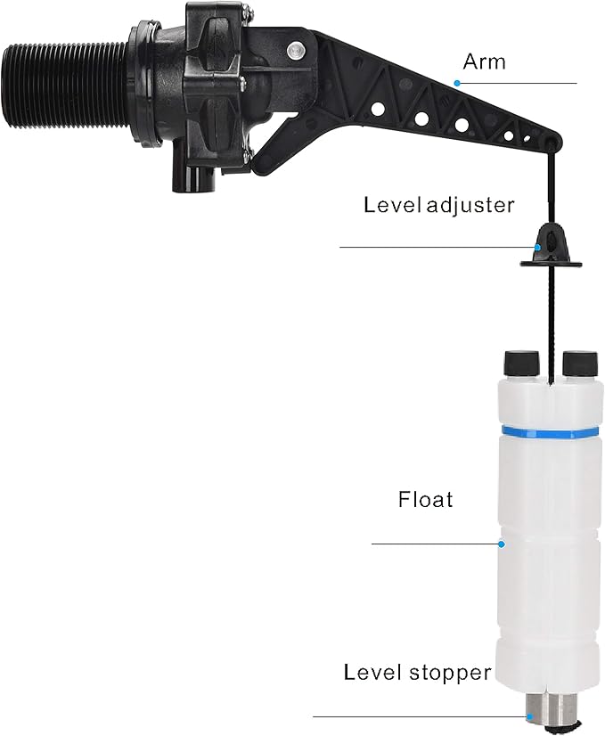 12" Tankbuddy Valve PumpBuddy High Flow Large Water Discharge 15mm Float Valve Double Water Level and Adjustable Water Level (TB15)