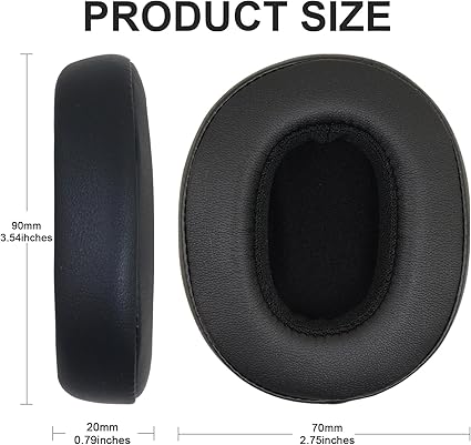 Replacement Ear Pads for Skullcandy Crusher Wireless/Evo/ANC Hesh 3/EVO/ANC, Headphones Earpad Cushions, Headset Ear Covers Also Fit Skullcandy Venue Wireless Headphones