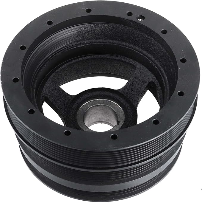 A-Premium Engine Harmonic Balancer Crankshaft Pulley Compatible with Chevrolet Camaro 2012-2015 & Cadillac CTS 2011-2015, OHV V8 6.2L, Replace# 12603916, 12674581