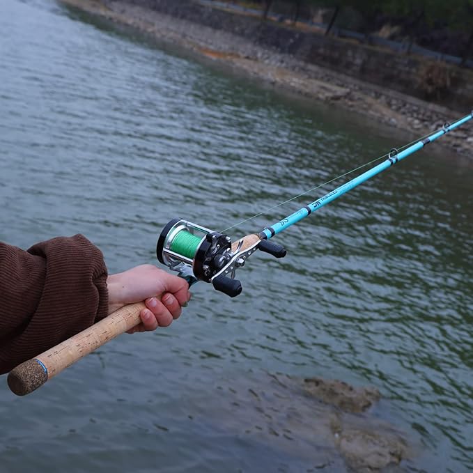 Sougayilang Inshore Saltwater Fishing Rods, Spinning Rods and Casting Rods with AAA Cork Handles,IM7 Toray Carbon Blanks- 7'