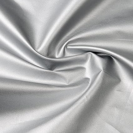 Boat Cover Yacht Outdoor Protection Waterproof Heavy Duty Silver Reflective 300D Oxford Fabric Anti-Smashing Durable and Tear Proof Fits V-Hull TRI-Hull Runabouts and Bass Boats 16-18FT