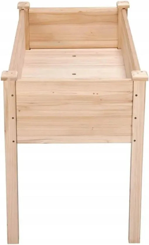 Wooden flower box for planting plants Standing vegetable pot Yaheetech 613623