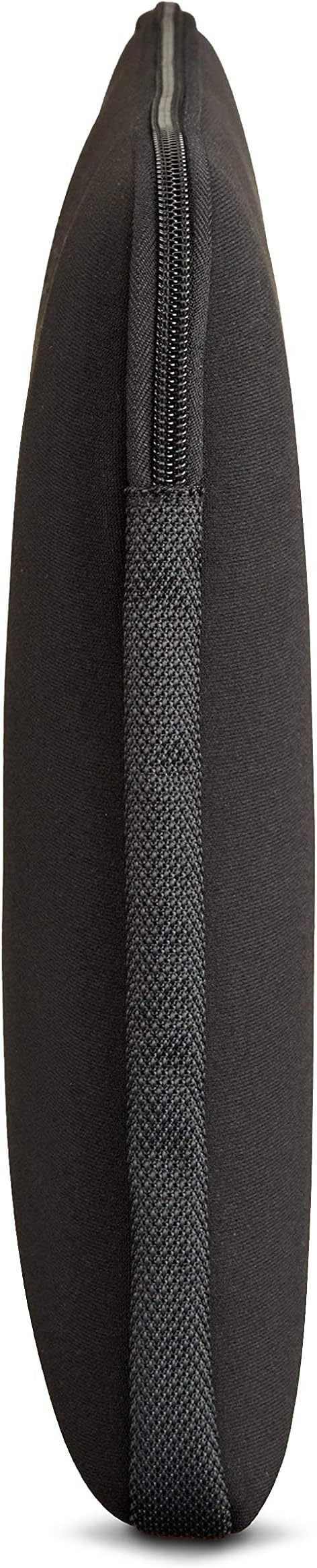 Basics 17.3-Inch Laptop Sleeve, Protective Case with Zipper - Black