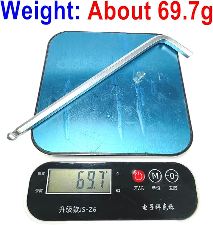 1pcs 7mm Ball End Allen Wrench sets,7mm Hex Key Wrench set,7mm ball end Hex Driver allen key Door Key L Shaped hex wrench set with Long Arm 185mm lengh.7mm ball end hex wrench
