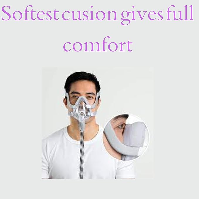 F20 cusion mask bundle with Cpap cleaning wipes - Provides an Excellent Seal - Medium size