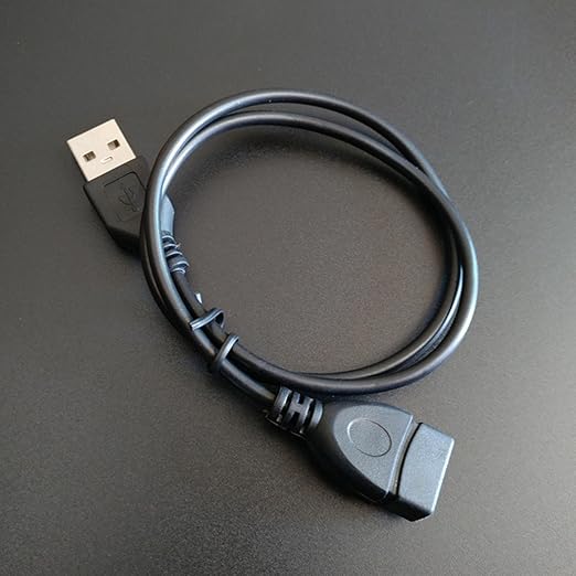 USB Extender Cable USB 2.0 Extension Cord Male to Female - High-Speed Data Transfer Extension, Webcam, Smartphone, Keyboard, Printer, Hard Drive, and More Accessories