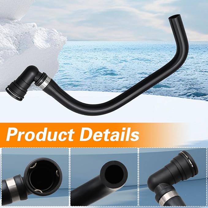 Engine Coolant Reservoir Hose, Coolant Overflow Hose Compatible with Ford F150 Lobo Lincoln Mark LT 2011-2014 Replace#: BL3Z-8C350-A