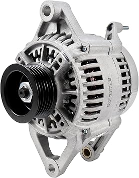 SCITOO Alternator Fit for Dodge for Jeep Models - Dakota, Grand Cherokee, Cherokee, Wrangler, TJ, Comanche -1991-1998 - 2.5L 4.0L- 12V 90 Amp CW 6-Groove Pulley, Replace OE 13341