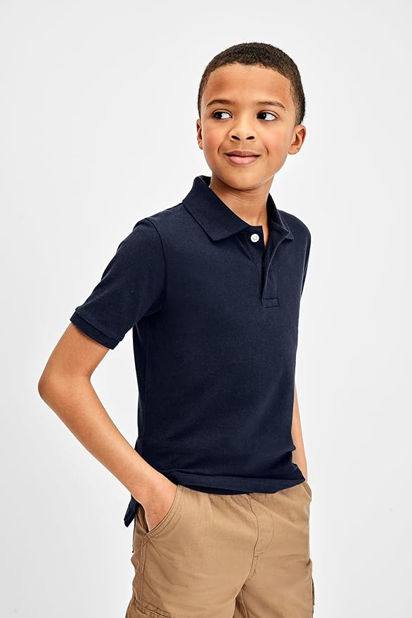 The Children's Place Boys Multipack Short Sleeve Pique Polo