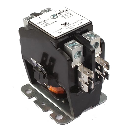 Holdwell 45GG20AG 2 Pole 40 Amp 240V Coil Definite Purpose Air Conditioner Contactor