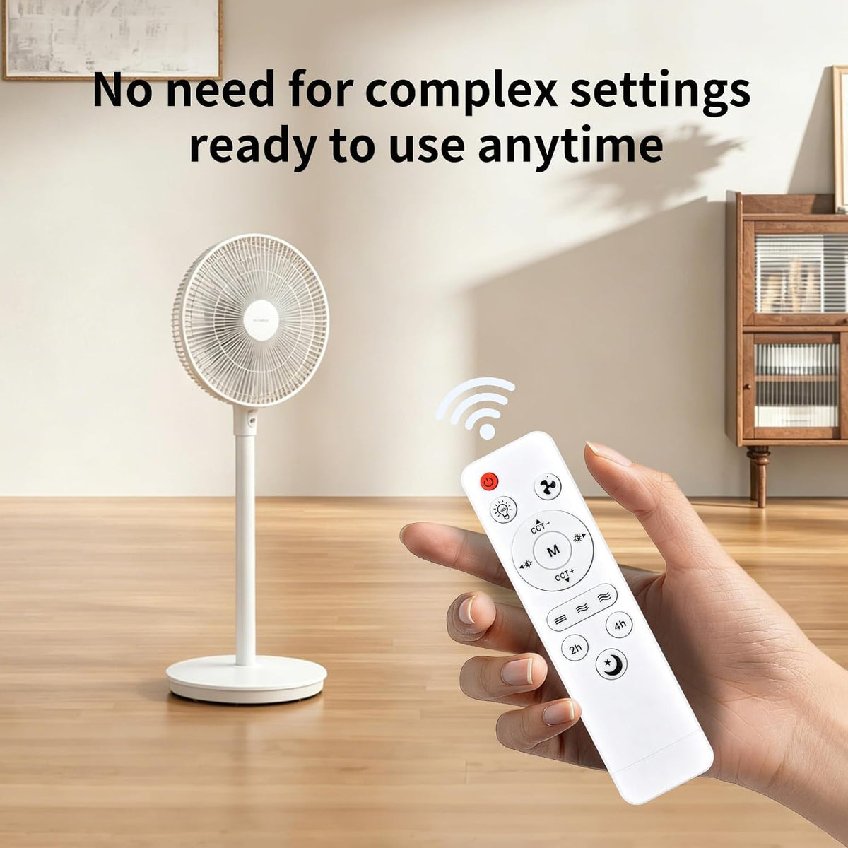 Replacement Remote Control for THINKKEEN ZYJ-520FSD01, OLX, FanLito, LITTARBY 783798488358, JTT Light-1?2, AURALK FS001, Flarouch LEC019, OSTIVE QF-259A, FANSEXPERT 2024082701015 Fan Light