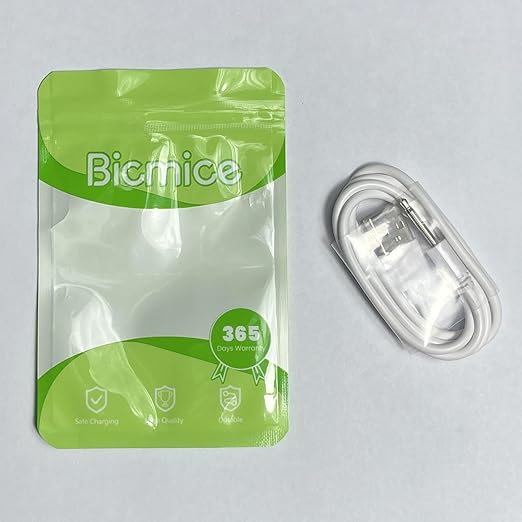 Bicmice 2.7Ft USB DC Charging Cable 2.5mm DC Charger Cord Fast Charging Replacement Cable