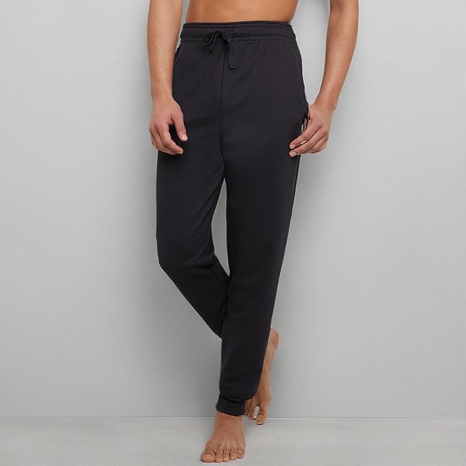 Hanes EcoSmart Jogger Sweatpants, Men's Midweight Fleece Lounge Pants, 30.5"