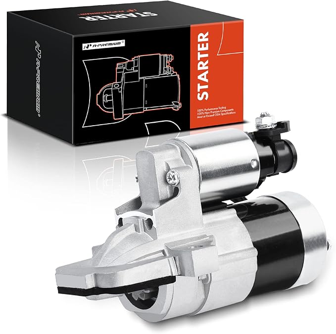 A-Premium Starter Motor Compatible with Mazda 3 2004 2005 2006 2007 2008 2009, L4 2.0L, 12V 1.0KW 11-Teeth Clockwise, Replace L813-18-400, M00T90981