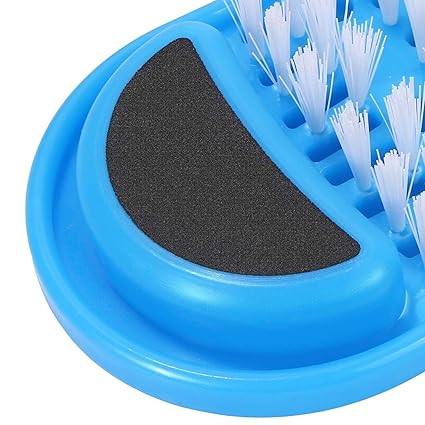 EVERMARKET Simple Feet Cleaner, Magic Foot Scrubber,Exfoliating Easy Feet Cleaning Brush,Feet Washer Foot Shower Spa Massager Slippers for Unisex Adults