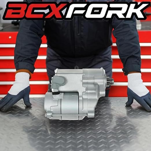 12V 1.2KW 9 Tooth Starter Motor Compatible with Kubota D722 D905 D1105 D1305 V1505 WG1605 Engines Front Mowers Excavators Generators Replaces 228000-0950 228080-0951
