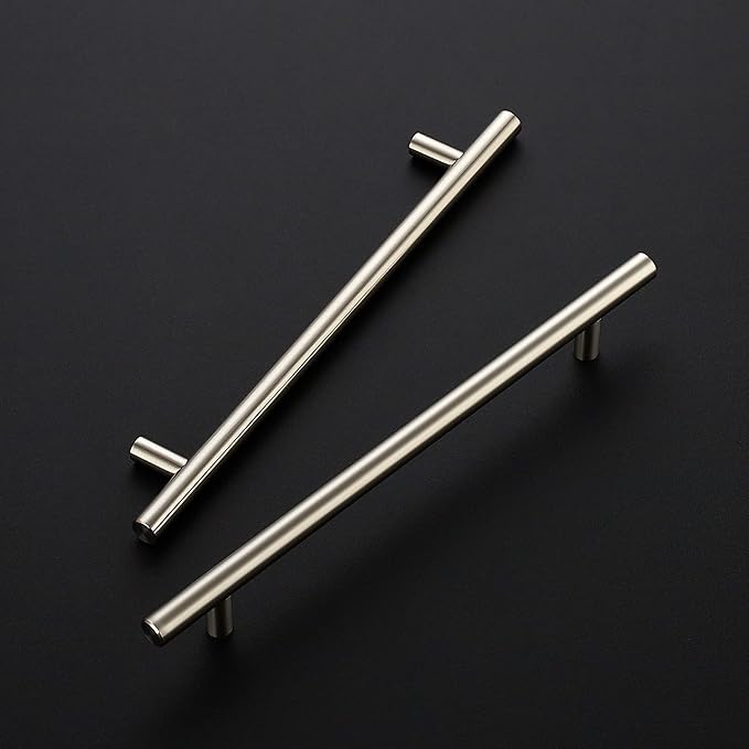 Ravinte 10 Pack 10 Inch Cabinet Handles Brushed Nickel Stainless Steel Cabinet Handles Kitchen Cupboard Pulls 7-12" Hole Center