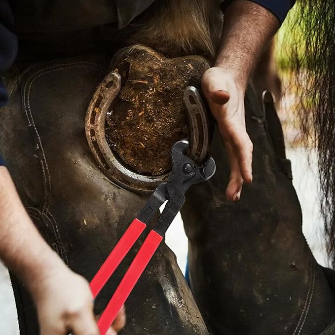 EVTSCAN Hoof Nipper Trimmer 14in Hoof Clippers Horseshoe Pliers Hoof Trimming Tools Horse Equipment Equestrian Supplies
