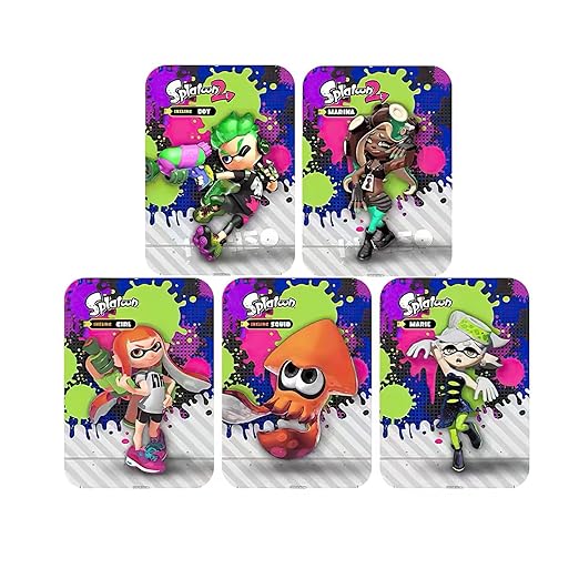 Pack of 17 NFC Cards for Splatoon 3, Pearl and Coralie NFC for Splatoon Series 1-3 Compatible with NS Switch/Switch OLED/Switch Lite/Wii U/New 3DS
