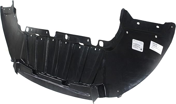 Evan-Fischer Front Engine Splash Shield Compatible with 2015-2018 Ford Focus Under CoverAir Deflector, ST Model